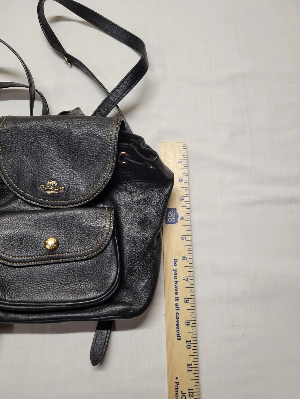 COACH Mini Billie Pebble Leather Backpack Ladies Genuine Leather Authentic